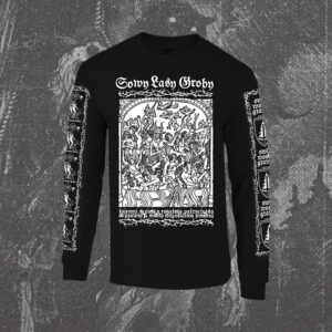 Sowy, Lasy, Groby - Longsleeve, Black